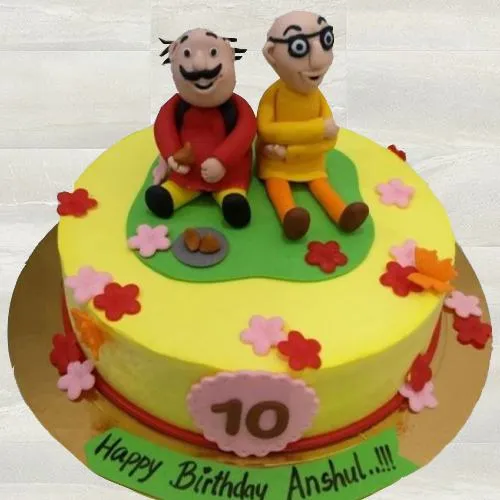 Motu Patlu Theme Kids Special Cake - Avon Bakers
