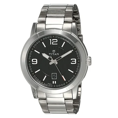 Titan neo analog online black dial